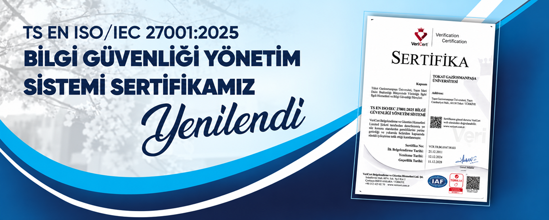 Iso 27001:2022 Bilgi Güvenliği Yönetim Sistemi Belgesi Yenilendi
